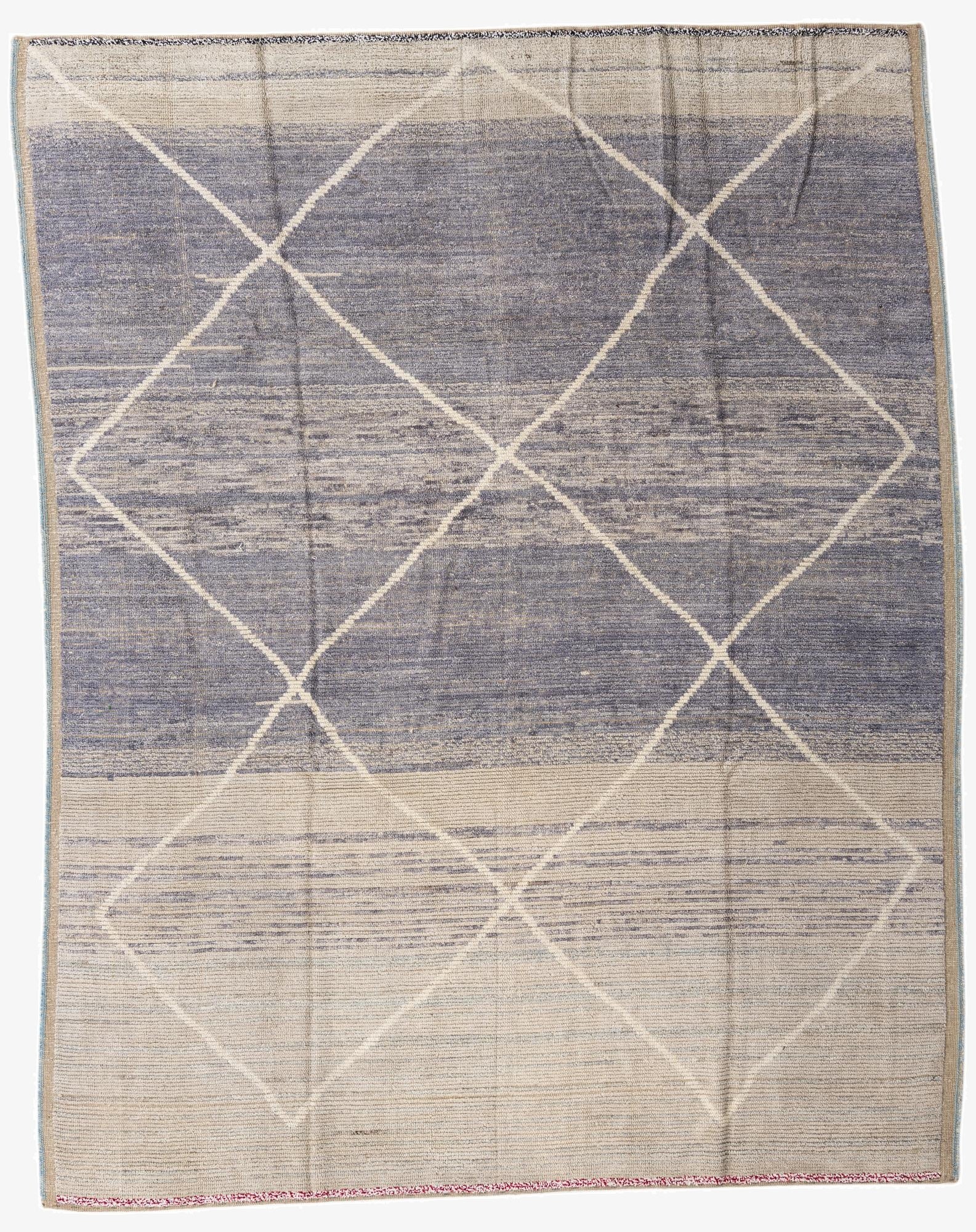 8' 2 x 10' 4  Hand Knotted Moroccan Wool Rug