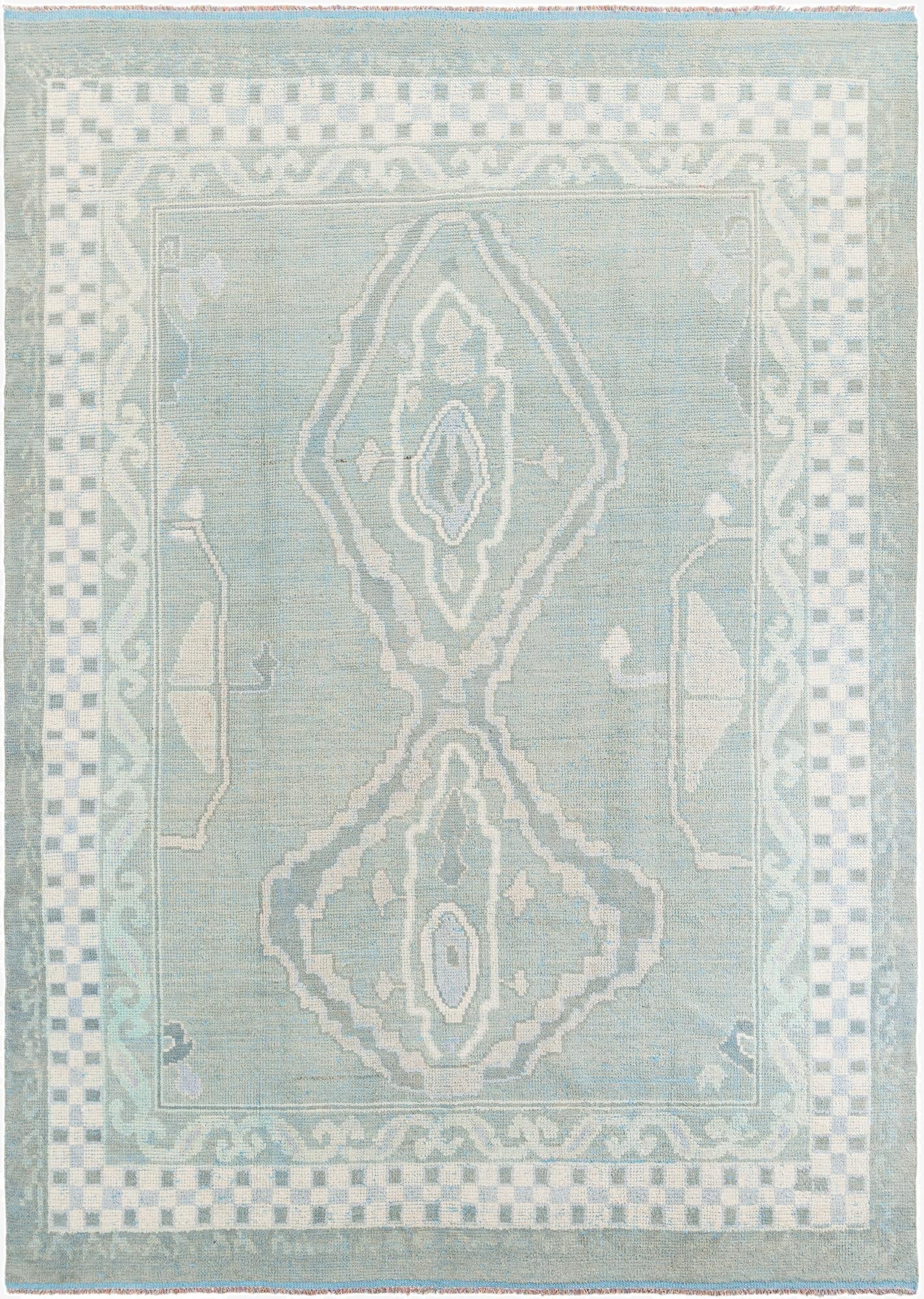 8' 8 x 12' 4  Hand Knotted Moroccan Wool Rug