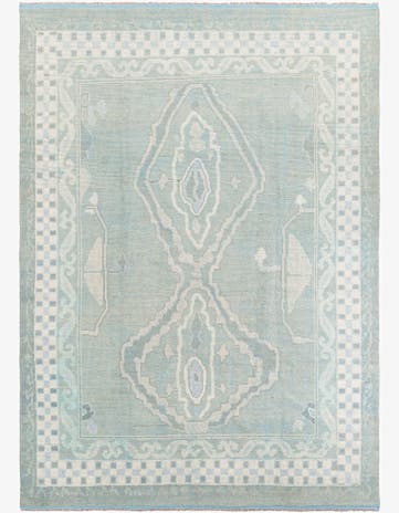 8' 8 x 12' 4 Hand Knotted Moroccan Wool Rug