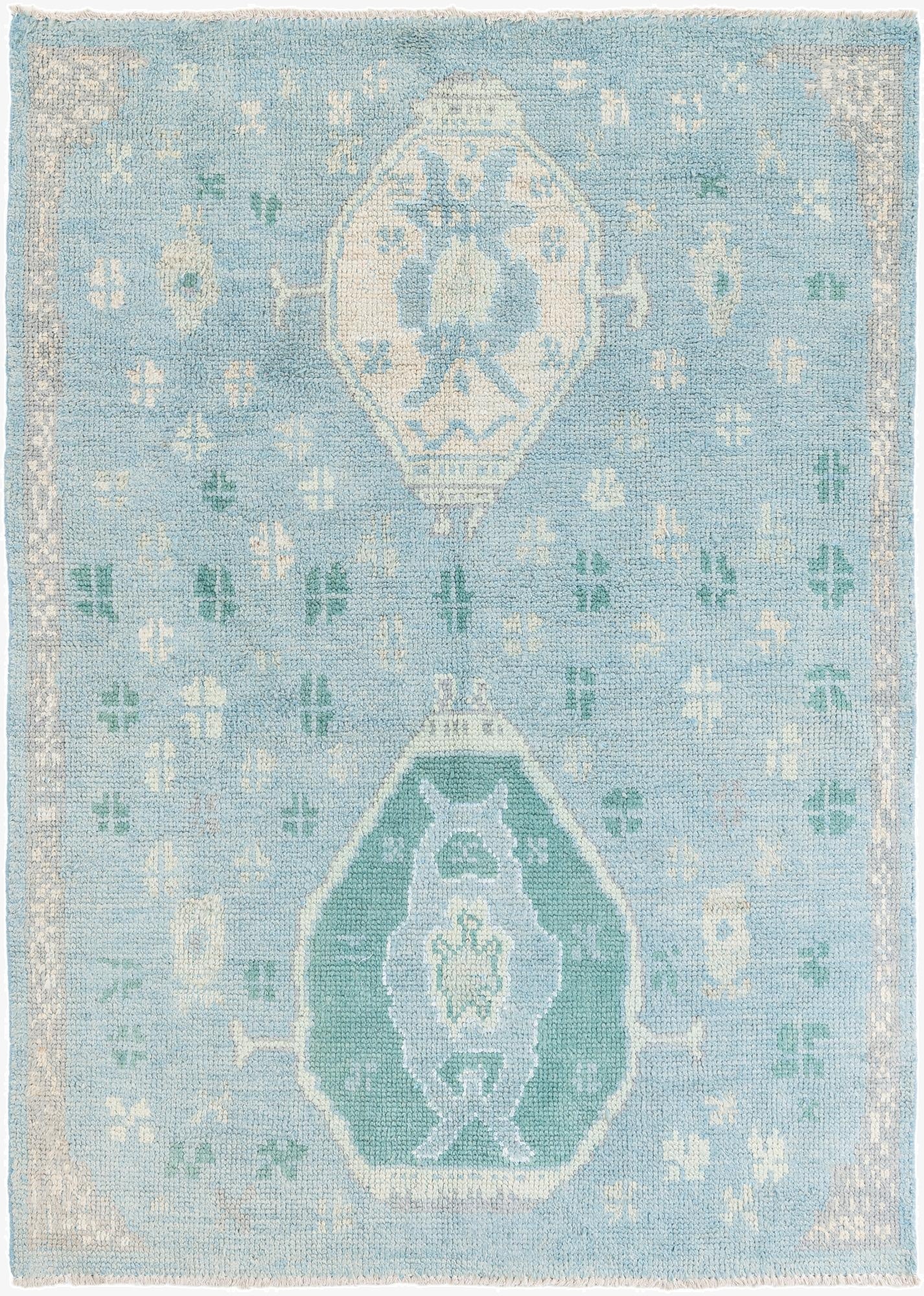 5' 2 x 7' 2  Hand Knotted Moroccan Rug