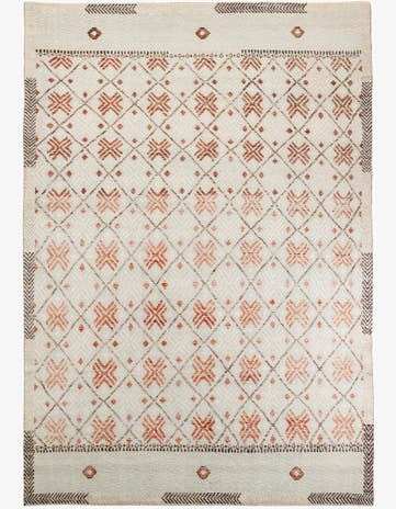 8' 7 x 12' 5 Hand Knotted Moroccan Wool Rug