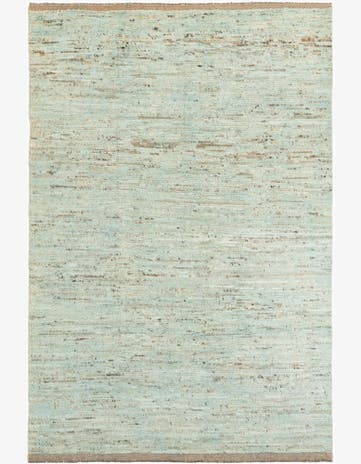 6' 7 x 9' 9 Hand Knotted Moroccan Wool Rug