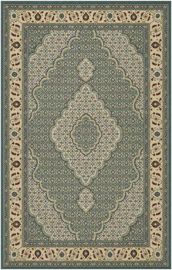 Detail image of 5' 3 x 8' Nain Design Rug