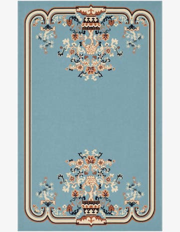 5' 3 x 8' Nain Design Rug