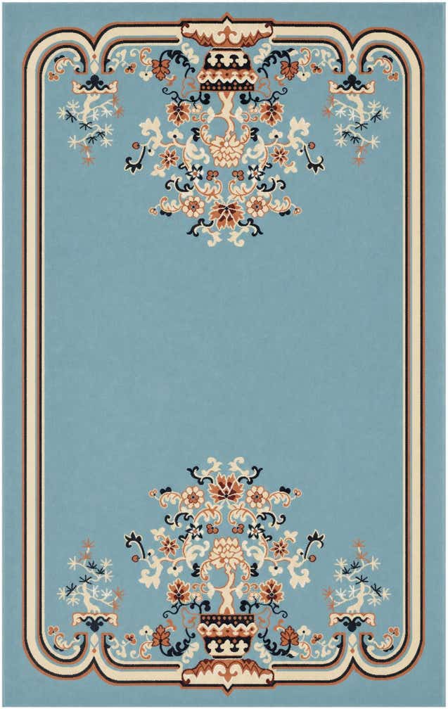 5' 3 x 8' Nain Design Rug