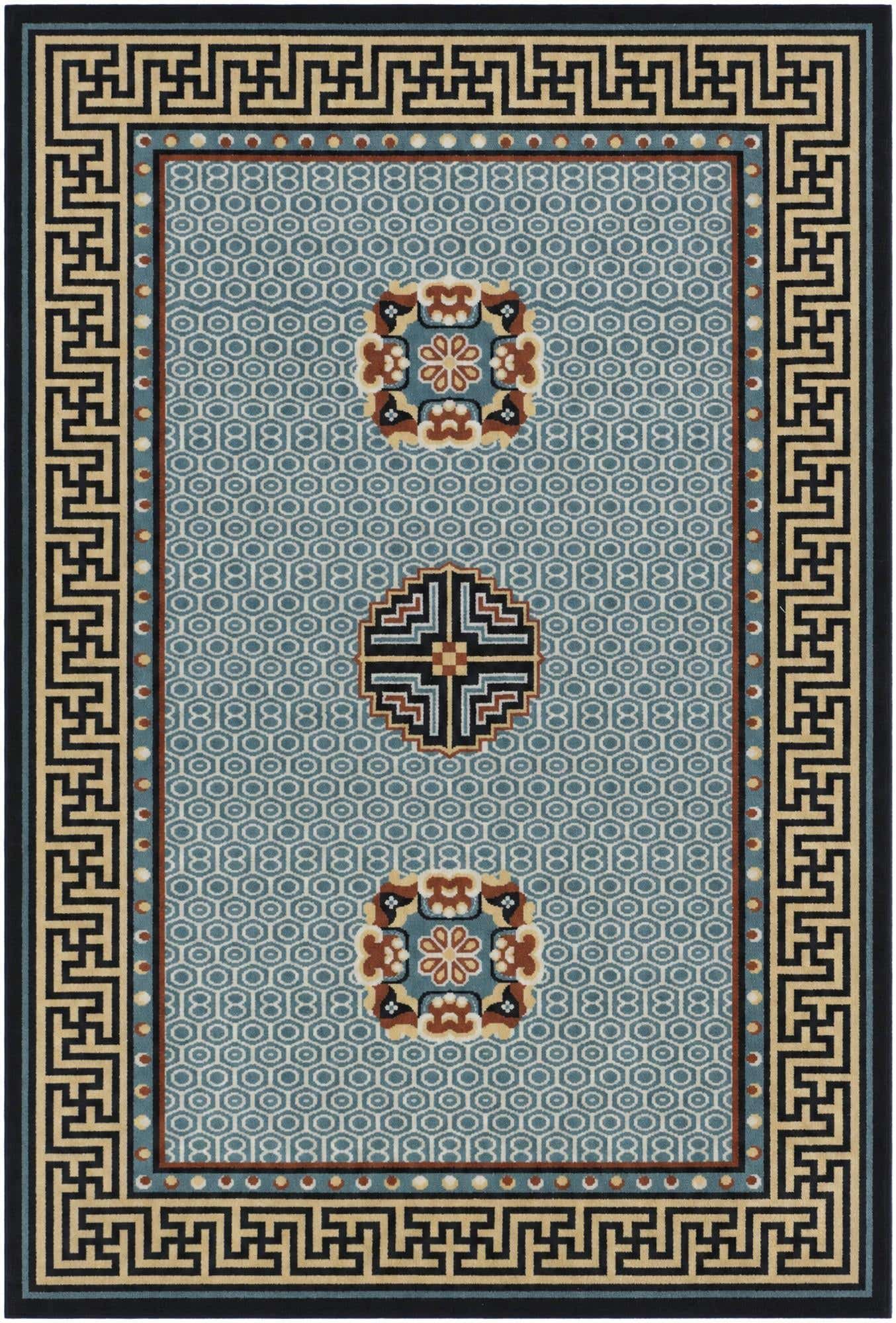 4' x 6' Nain Design Rug