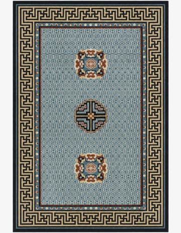 4' x 6' Nain Design Rug