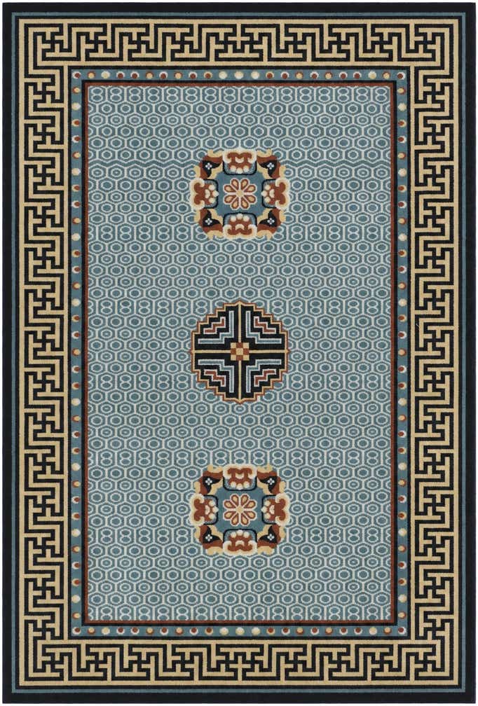 4' x 6' Nain Design Rug