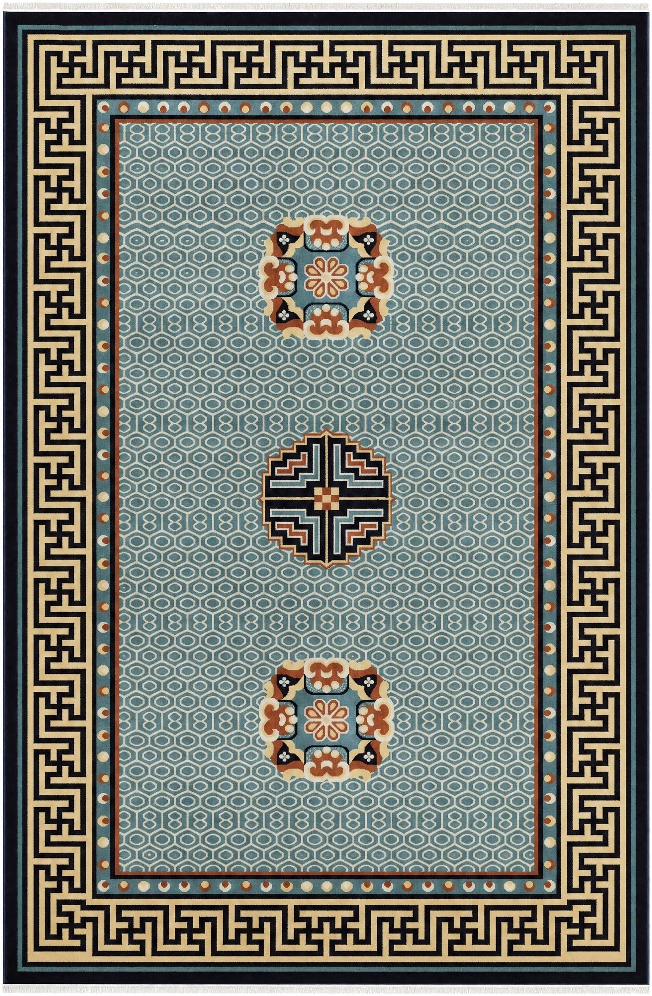 5' 3 x 8' Nain Design Rug