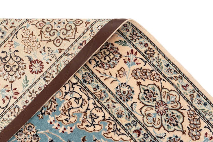 Detail image of 6' 6 x 6' 8 Hand Knotted Nain Rug