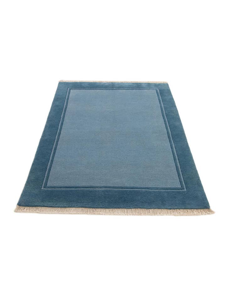 Detail image of 4' 2 x 5' 9 Hand Knotted Nepal Wool Rug