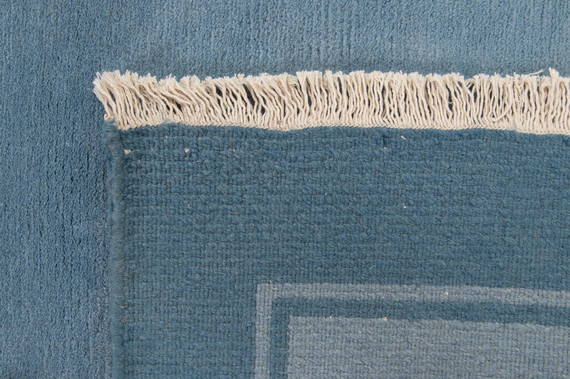 4' 2 x 5' 9 Hand Knotted Nepal Wool Rug
