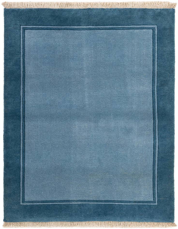Detail image of 4' 2 x 5' 9 Hand Knotted Nepal Wool Rug
