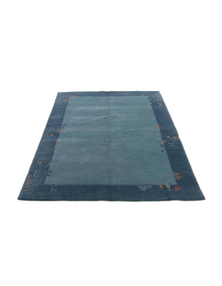 Detail image of 4' 9 x 6' 7 Hand Knotted Nepal Wool Rug