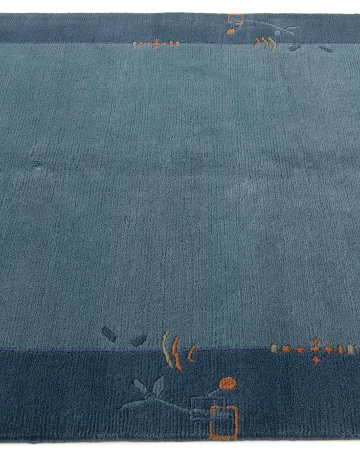 Detail image of 4' 9 x 6' 7  Hand Knotted Nepal Wool Rug