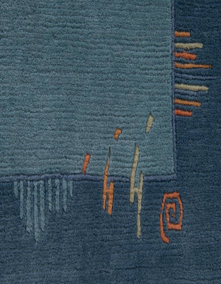 Detail image of 4' 9 x 6' 7  Hand Knotted Nepal Wool Rug