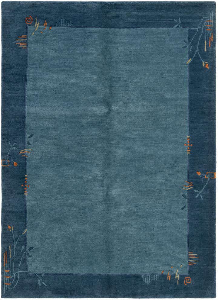 4' 9 x 6' 7 Hand Knotted Nepal Wool Rug