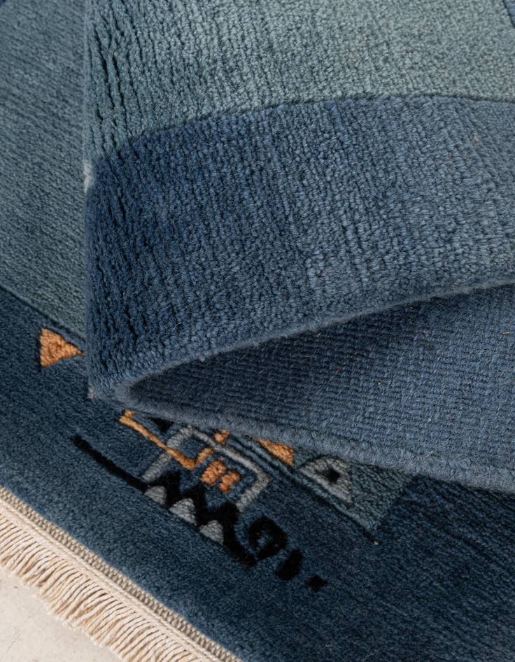 Detail image of 2' 1 x 3' 1  Hand Knotted Nepal Wool Rug