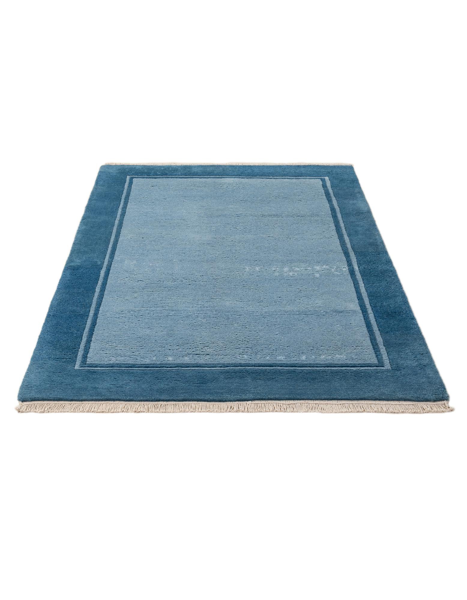4' 1 x 5' 10 Hand Knotted Nepal Wool Rug