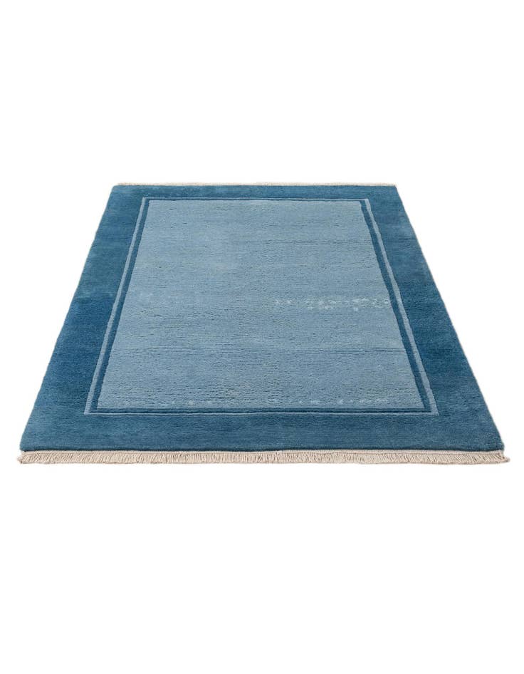 Detail image of 4' 1 x 5' 10 Hand Knotted Nepal Wool Rug