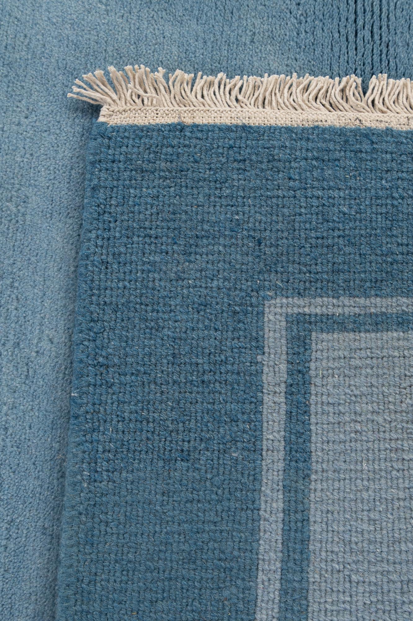 4' 1 x 5' 10 Hand Knotted Nepal Wool Rug