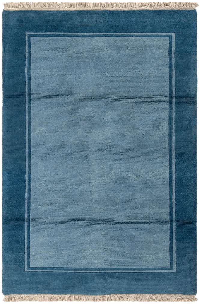 4' 1 x 5' 10 Hand Knotted Nepal Wool Rug