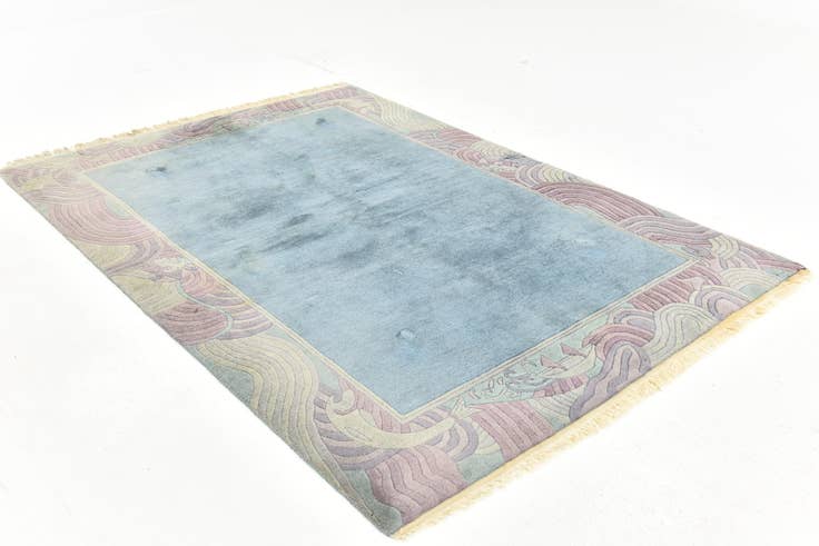 Detail image of 5' 6 x 7' 10 Hand Knotted Nepal Wool Rug