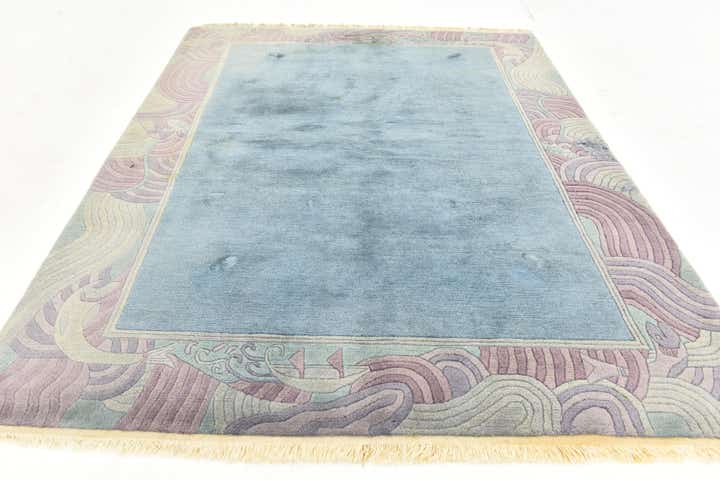 5' 6 x 7' 10 Hand Knotted Nepal Wool Rug