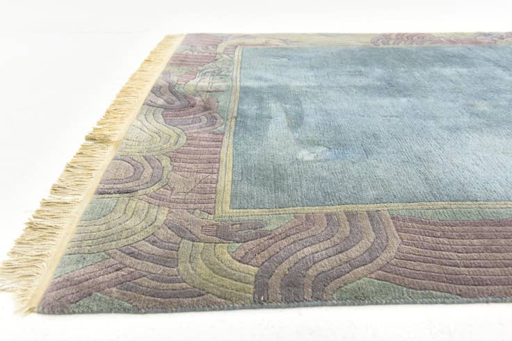 Detail image of 5' 6 x 7' 10 Hand Knotted Nepal Wool Rug