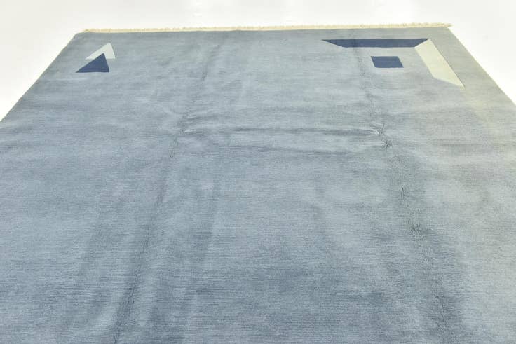 Vue détaillée : 250cm x 340cm Noué main Népal Tapis Laine