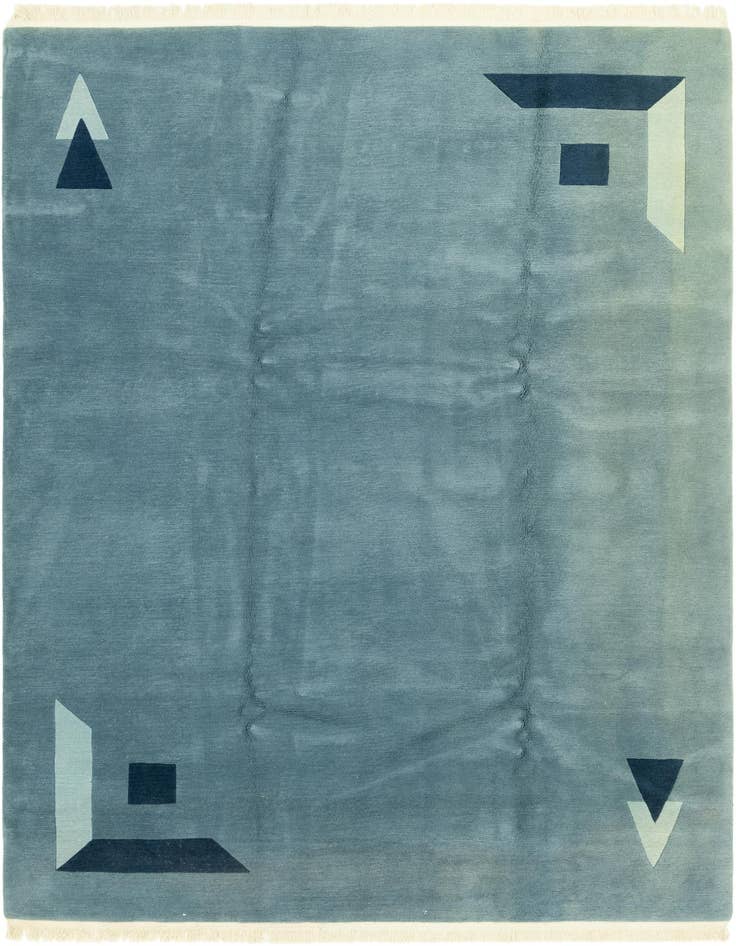 Detail image of 8' 2 x 11' 2 Hand Knotted Nepal Wool Rug