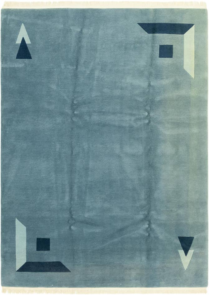Vue détaillée : 250cm x 340cm Noué main Népal Tapis Laine
