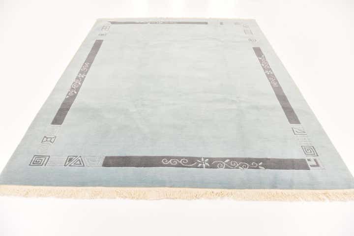 7' 4 x 9' 2 Hand Knotted Nepal Wool Rug