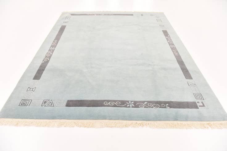 Detail image of 7' 4 x 9' 2 Hand Knotted Nepal Wool Rug