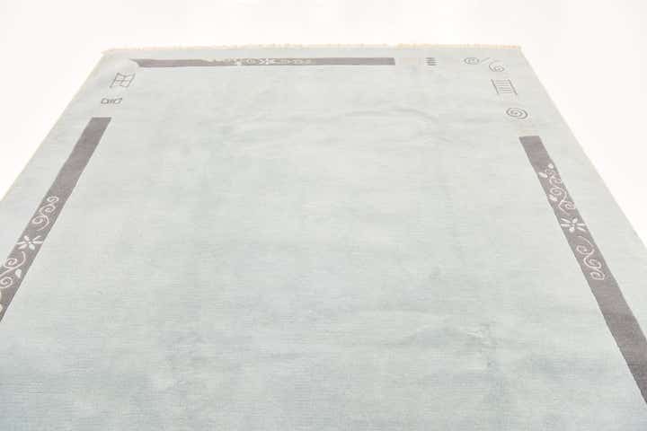 7' 4 x 9' 2 Hand Knotted Nepal Wool Rug