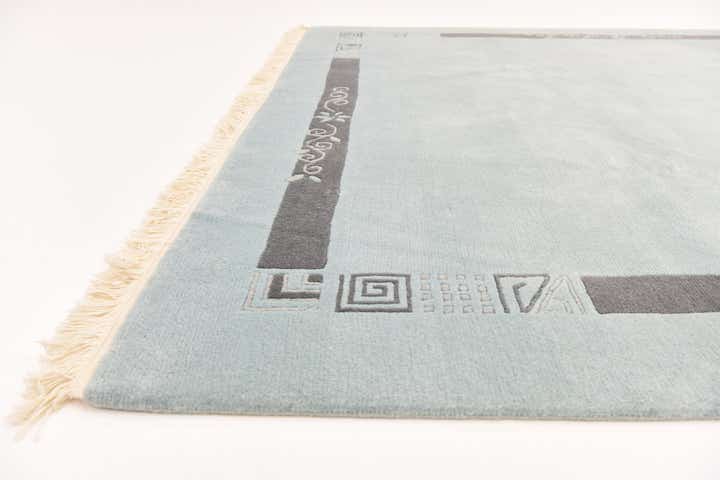 7' 4 x 9' 2 Hand Knotted Nepal Wool Rug