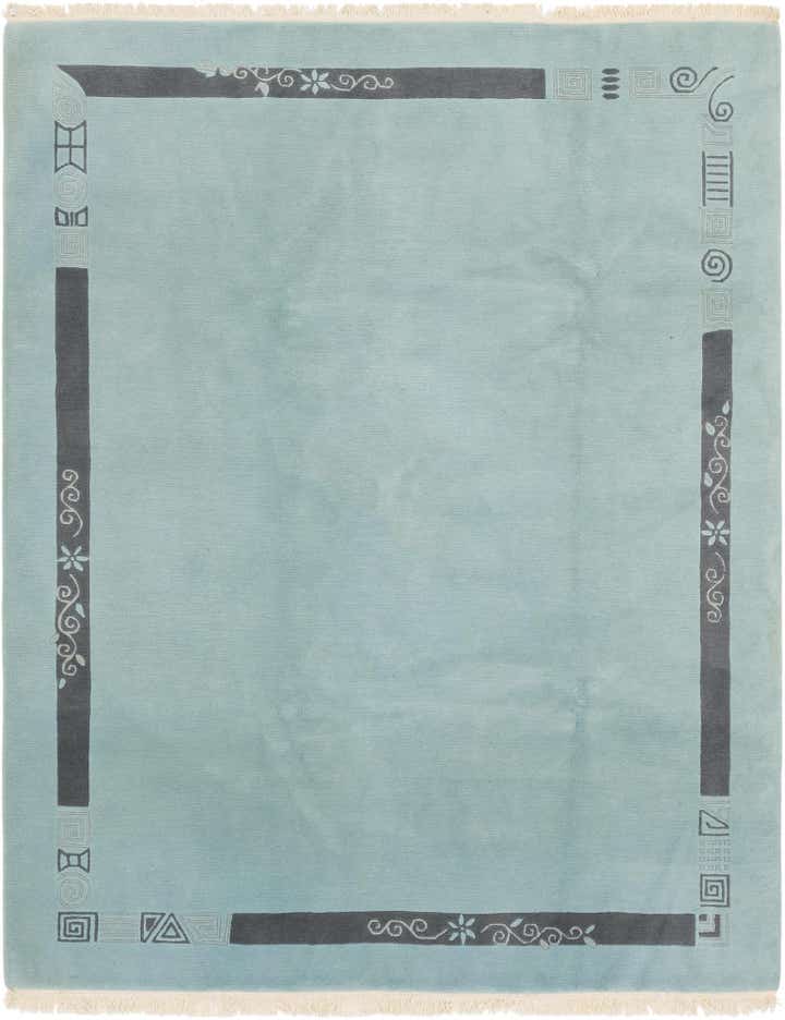 7' 4 x 9' 2 Hand Knotted Nepal Wool Rug