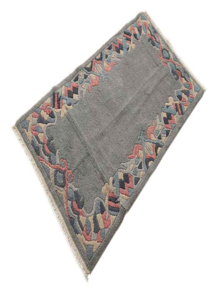 2' 5 x 4' 7 Hand Knotted Nepal Wool Rug
