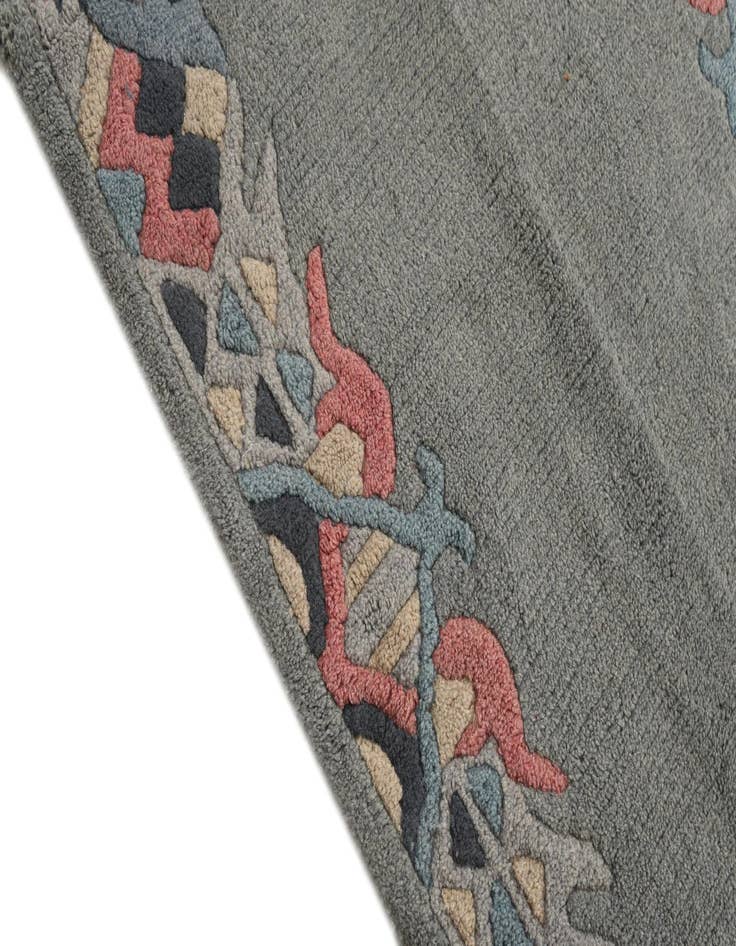 Detail image of 2' 5 x 4' 7 Hand Knotted Nepal Wool Rug
