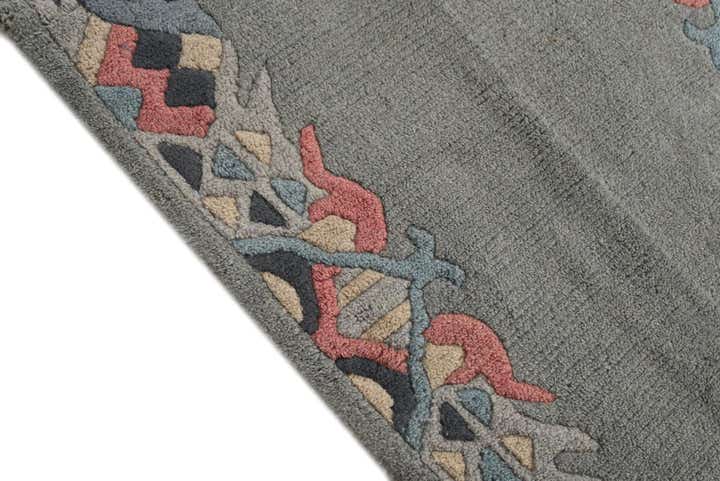 2' 5 x 4' 7 Hand Knotted Nepal Wool Rug