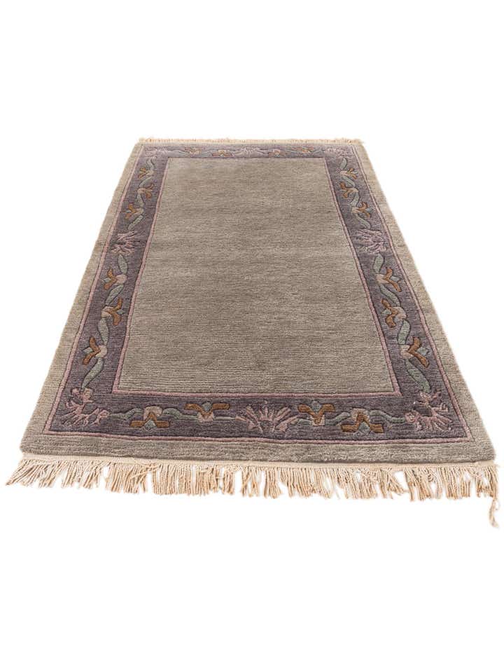 3' 2 x 5' 3 Hand Knotted Nepal Wool Rug