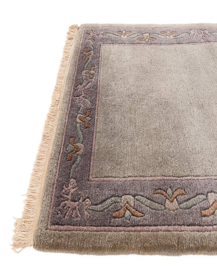 Detail image of 3' 2 x 5' 3  Hand Knotted Nepal Wool Rug