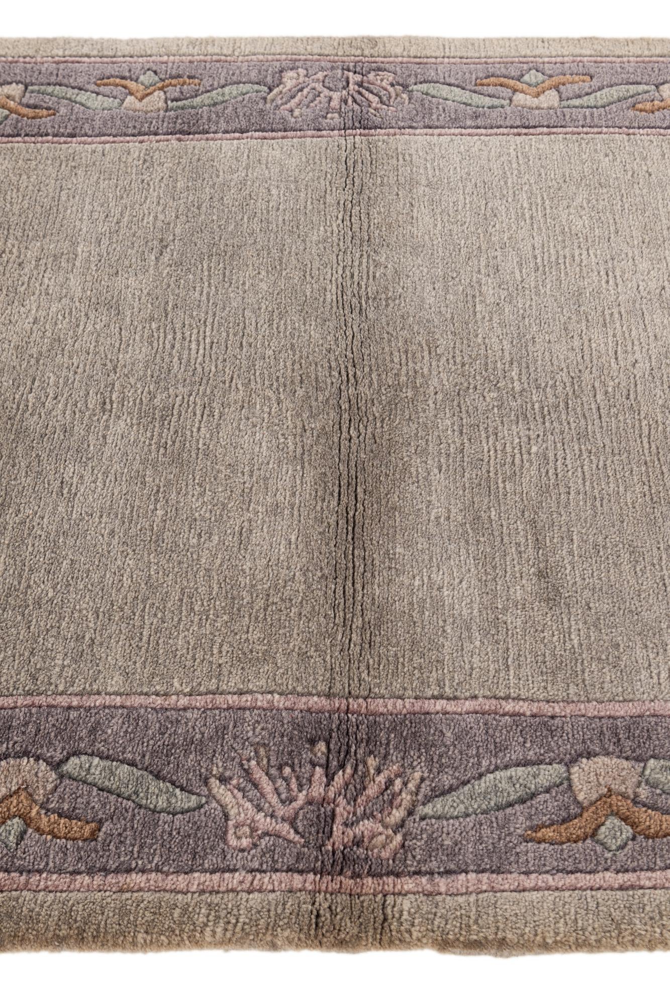 3' 2 x 5' 3 Hand Knotted Nepal Wool Rug