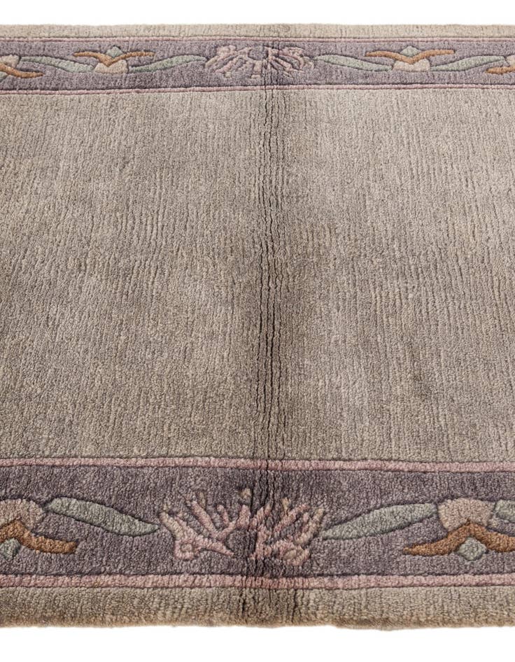 Detail image of 3' 2 x 5' 3  Hand Knotted Nepal Wool Rug
