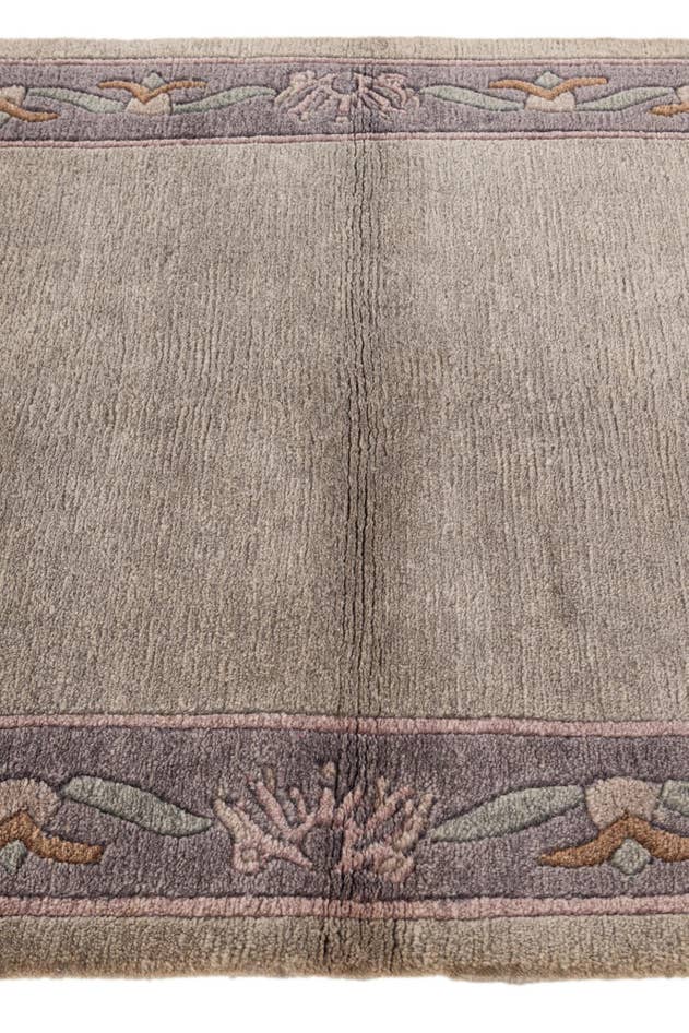 Detail image of 3' 2 x 5' 3 Hand Knotted Nepal Wool Rug
