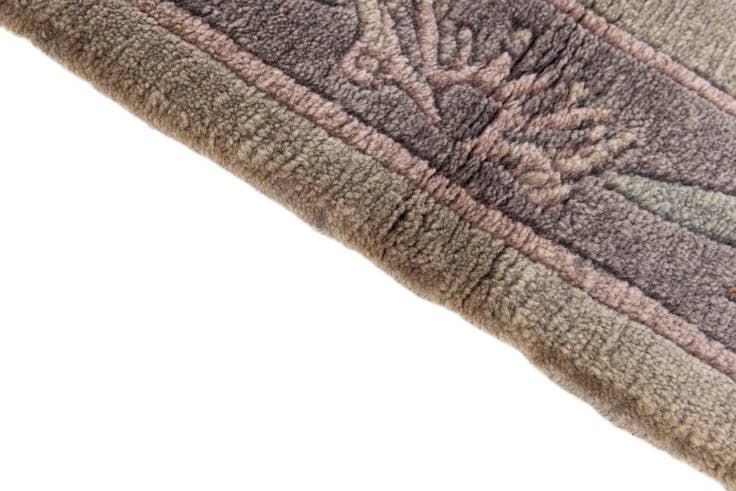 Detail image of 3' 2 x 5' 3 Hand Knotted Nepal Wool Rug