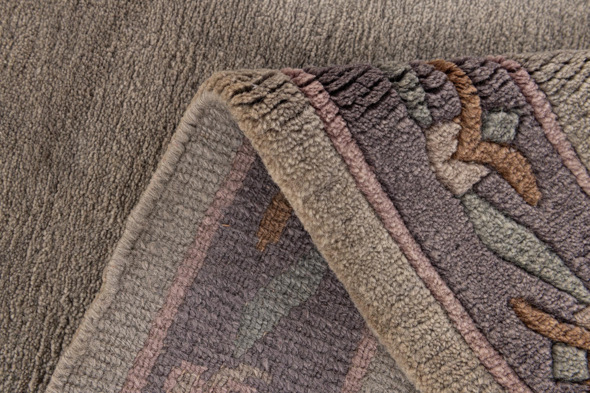 3' 2 x 5' 3 Hand Knotted Nepal Wool Rug