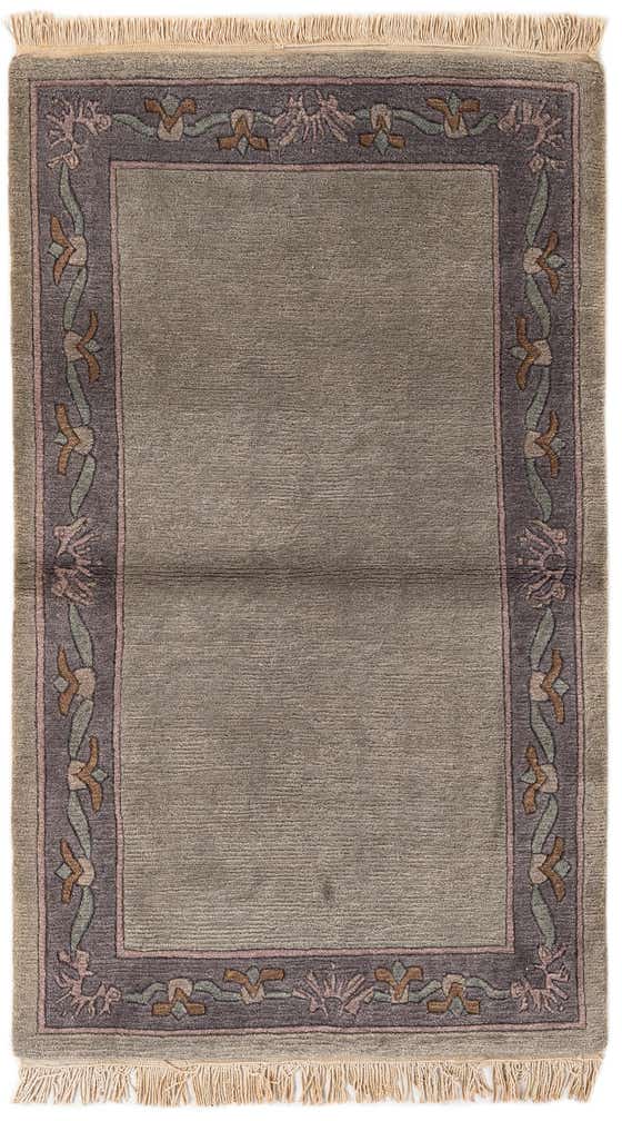 3' 2 x 5' 3 Hand Knotted Nepal Wool Rug