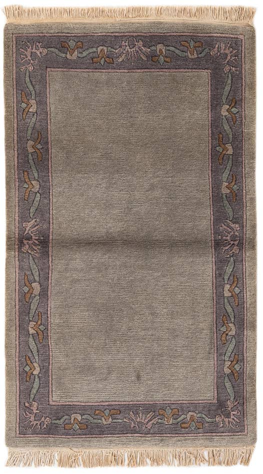 Detail image of 3' 2 x 5' 3 Hand Knotted Nepal Wool Rug
