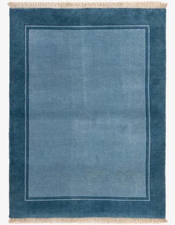 4' 2 x 5' 9 Hand Knotted Nepal Wool Rug